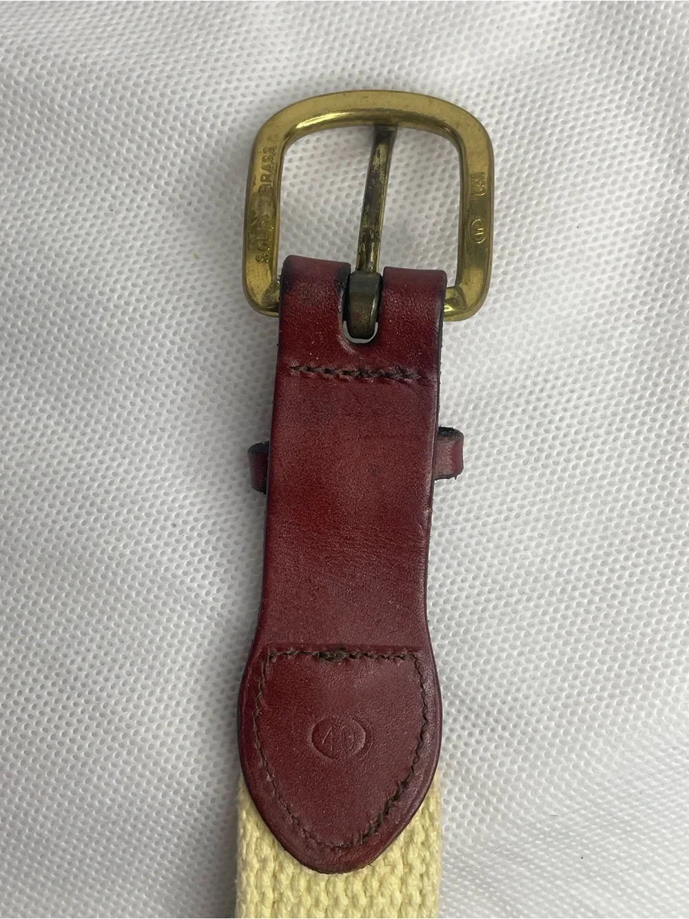 Leather Man Ltd Premium Top Grain Leather Golf Belt Size 40 Mahi Mahi Fish Blue